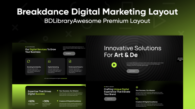 BD Digital Marketing Layout